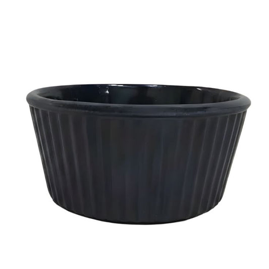 Melamine 4 Inch Ramekin Black Bowl Serving Bowl