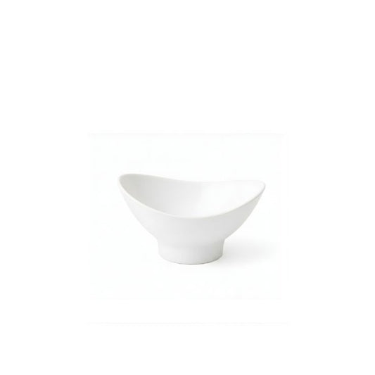 Melamine Lotus Small Serving White Bowl