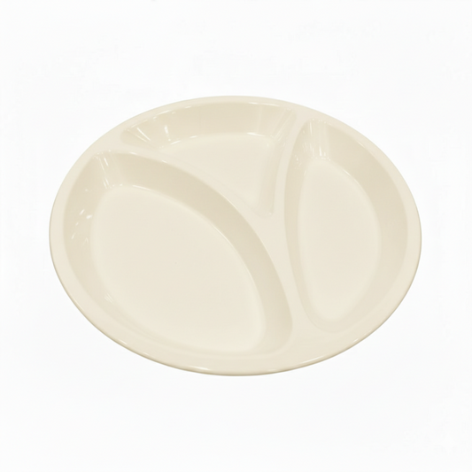 Melamine Euro Divider Cream Serving Dish