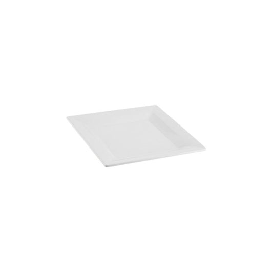 Melamine Small Swiss White Serving Platter
