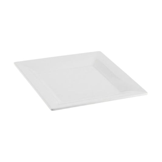 Melamine Medium Swiss White Serving Platter