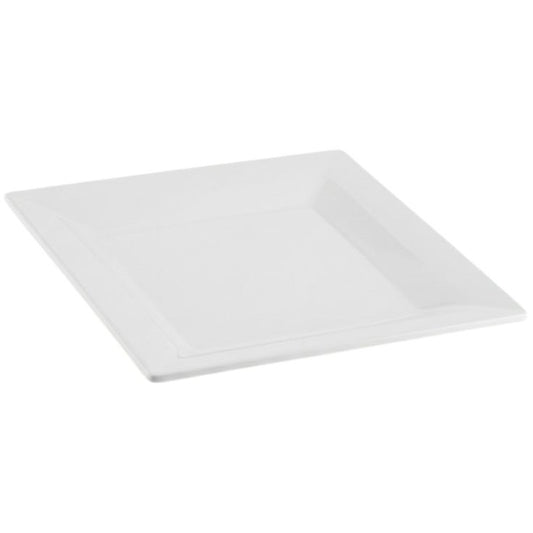 Melamine Large Swiss White Serving Platter