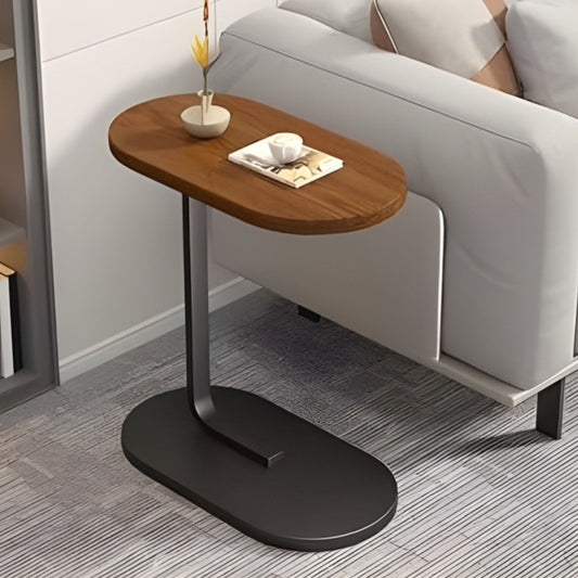 Modern C Shaped End Table for Living Room & Bedroom