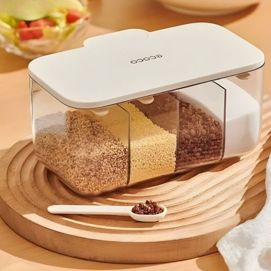 ECOCO 4 in 1 Seasoning Organizer with Spoon