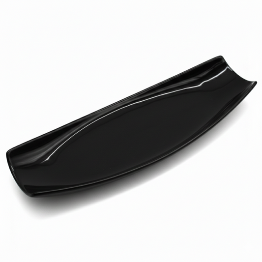 Melamine Large Black Serving Plate