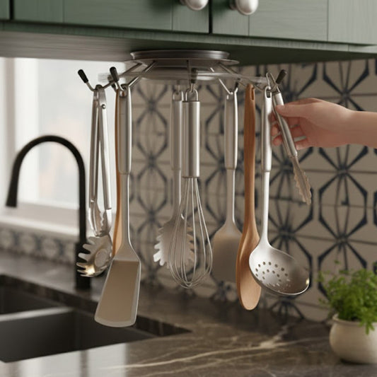 Under Cabinet Rotating Hanging Stand