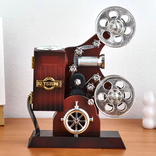 Vintage Movie Projector & Phonograph Model Decoration