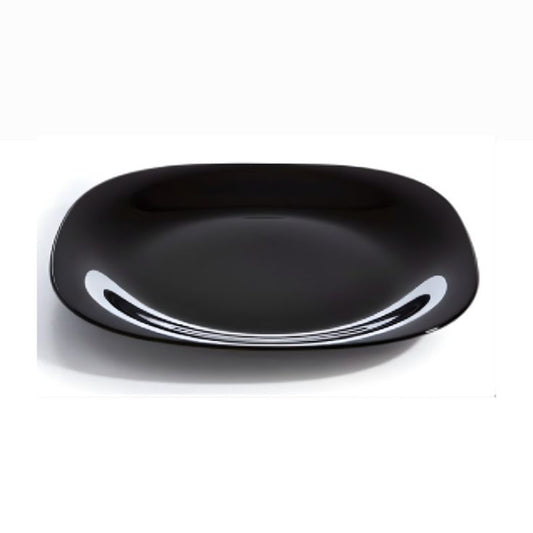 Melamine 11 Inch Black Serving Plate