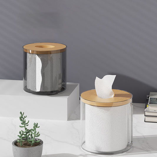 Transparent Acrylic Tissue Holder Modern Tabletop Tissue Box