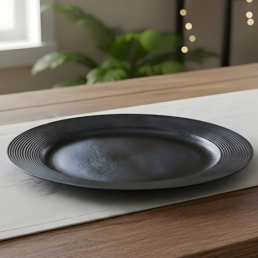 Brilliant Round Ceramic Plate 10.25inch
