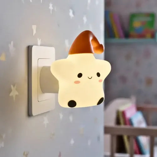Cute Silicone LED Night Light USB Rechargeable Lamp