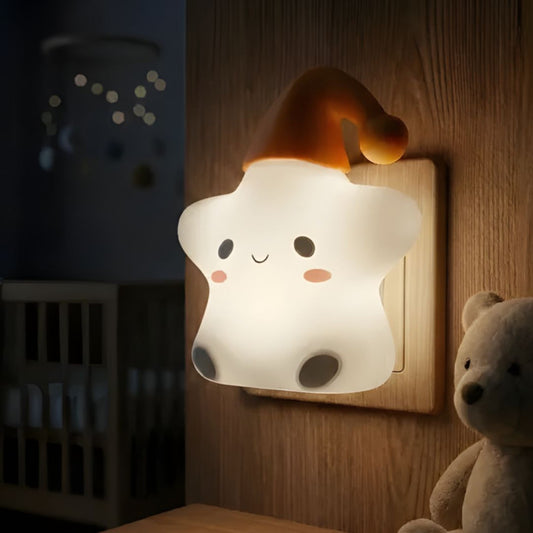 Cute Silicone LED Night Light USB Rechargeable Lamp