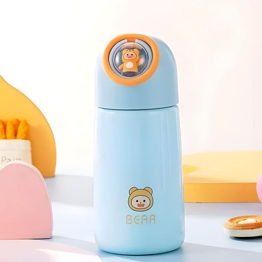 Cute Animal Glass Thermos Bottle 350ML Cosplay Water Bottle