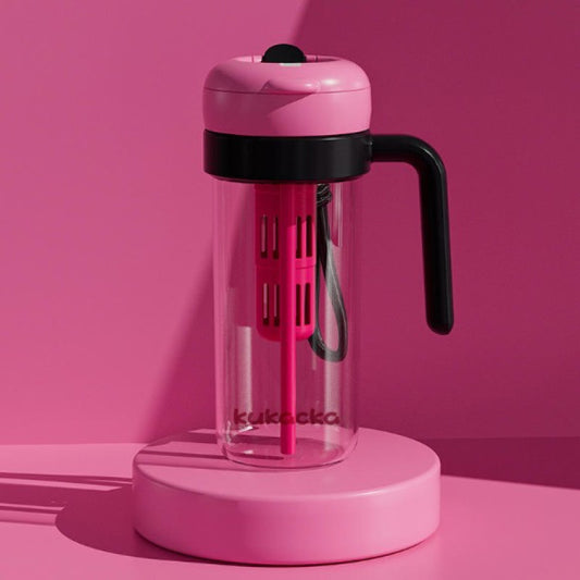 Acrylic Water Bottle 900ML Portable Drinking Bottle