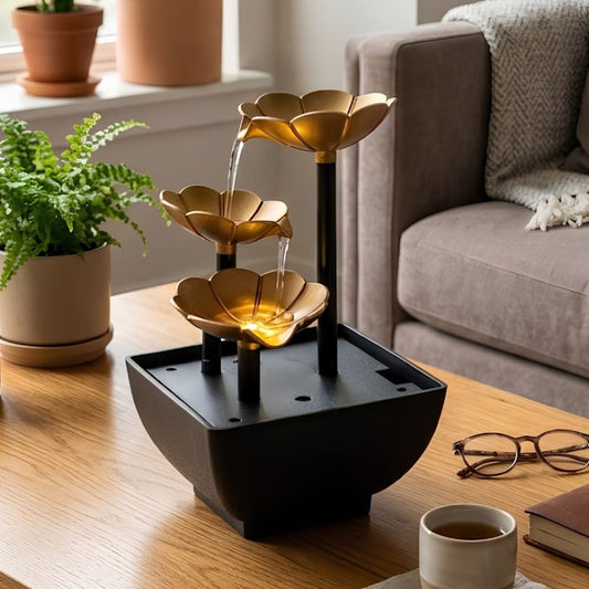 Flowing Water Fountain Decorative Tabletop Water Feature