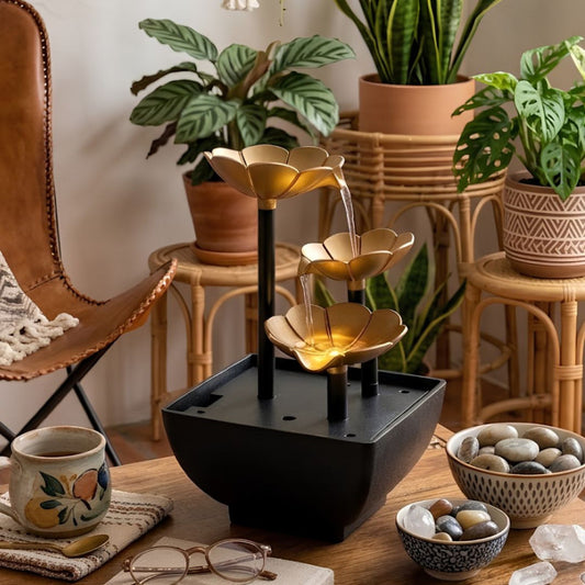 Flowing Water Fountain Decorative Tabletop Water Feature