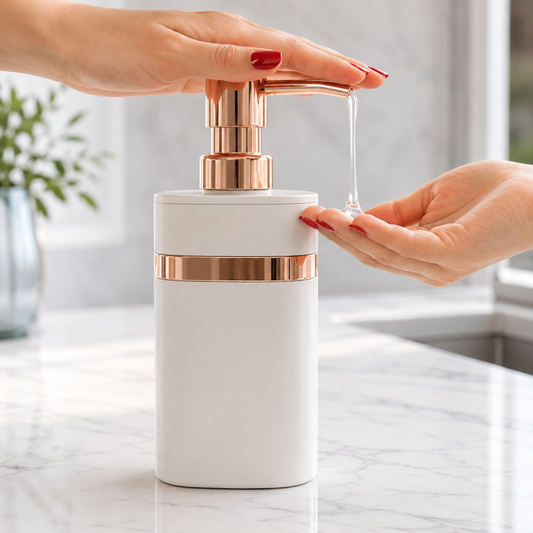 Modern Rose Gold Soap Dispenser