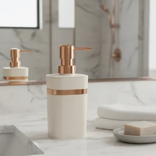 Modern Rose Gold Soap Dispenser
