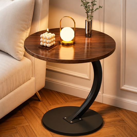 Rustic Wooden Round Table