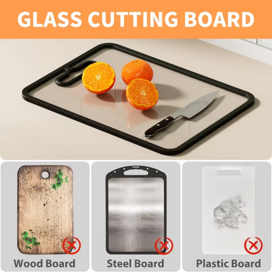 Premium Cutting Board with Silicone Protector