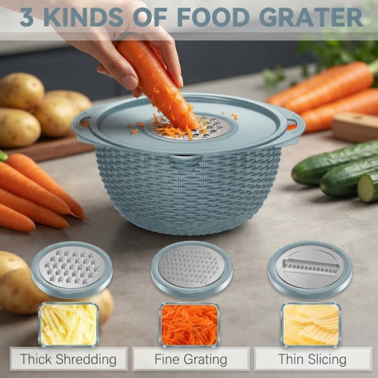 4 In 1 Grater Colander Basket