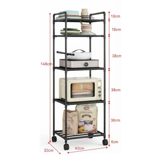 5 Layer Iron Storage Rack