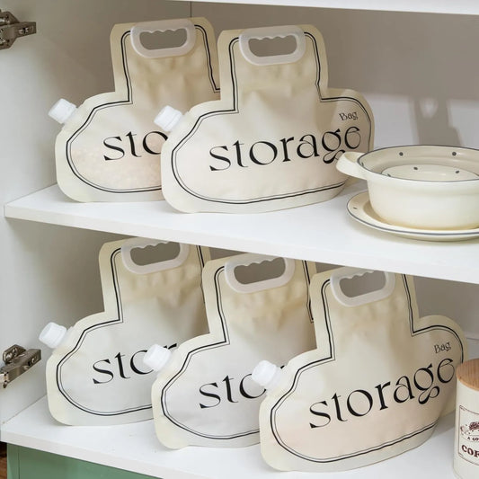 Cereal Storage Bags - Standing Suction Bags