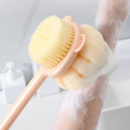 2 In 1 Bathing Scrubbing With Long Handle