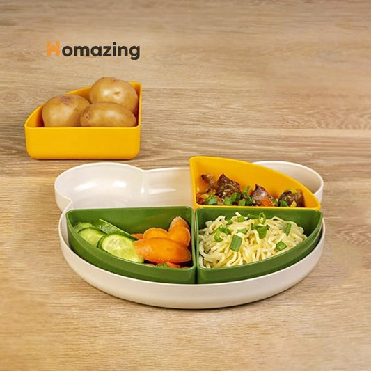 Baby Food Plate 4 Compartment