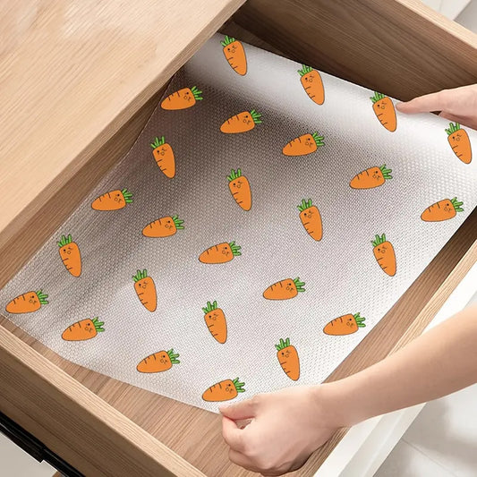 Anti-Slip Drawer Carrot PVC Sheet Roll