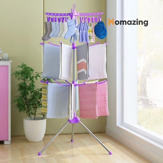 Foldable Clothes Drying Rack