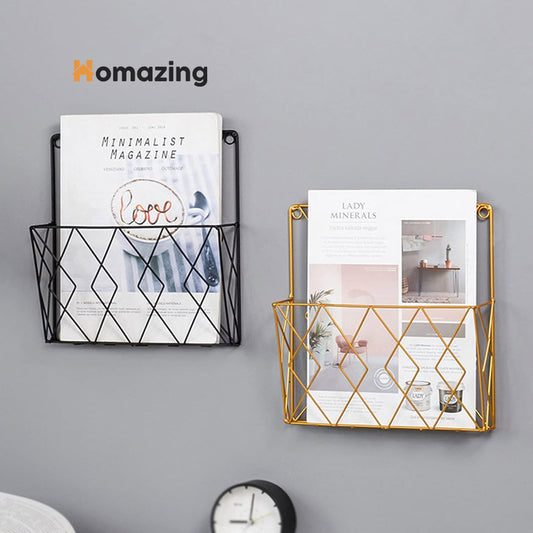 Books Organizer Shelf Wall Mounted