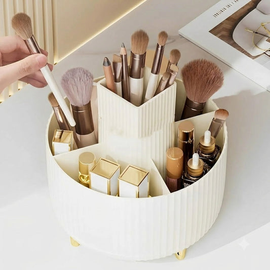 Rotatable Plastic Makeup Storage Organizer 360° Cosmetic Organizer