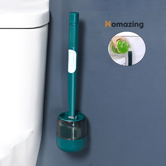 Soap Dispensing Toilet Brush With Holder