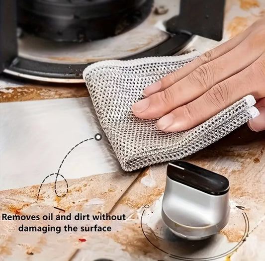 Wire Dishwashing Rags For Wet & Dry