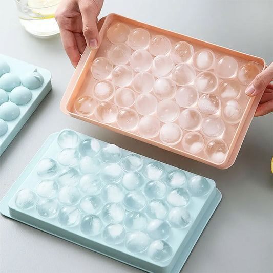 Round Ice Tray With Lid-Large