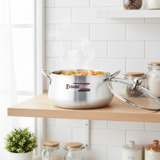 Elegant Belly Pot Glass Lid - Homazing
