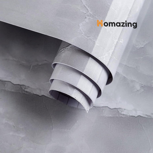 Marble Adhesive Paper Grey 60 x 200 cm