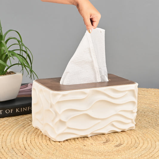 Heavy Quality Wooden Cap Tissue Box
