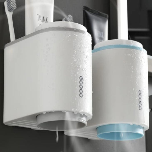 ECOCO Toothbrush Holder with Cup Bathroom Organizer