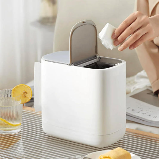 ECOCO 2 in 1 Trash Can & Tissue Box