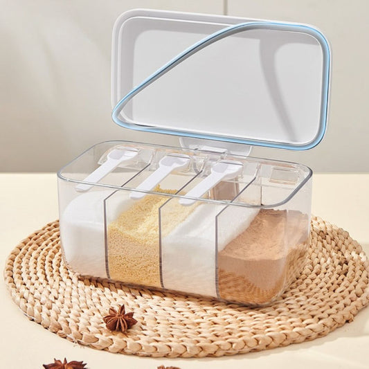 ECOCO 4 in 1 Seasoning Organizer with Spoon
