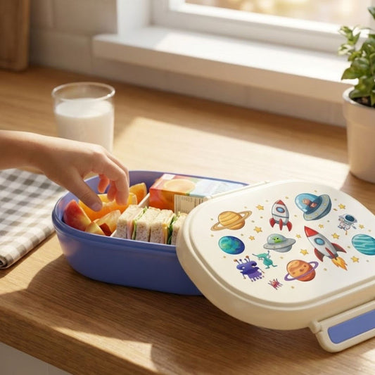 2 Layer Kids Printed Lunchbox