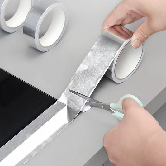 Heat Resistant Aluminium Foil Tape Waterproof Adhesive