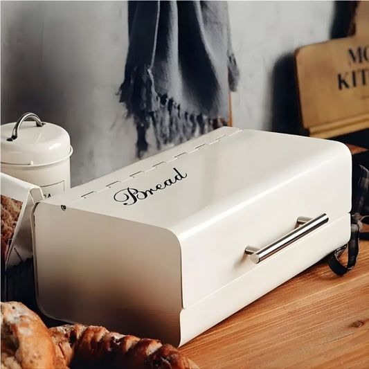 Multifunctional Luxury Metal Bread Storage Box Premium Quality