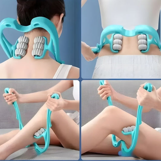 6 Wheel Neck & Body Massager Handheld Relaxation Device