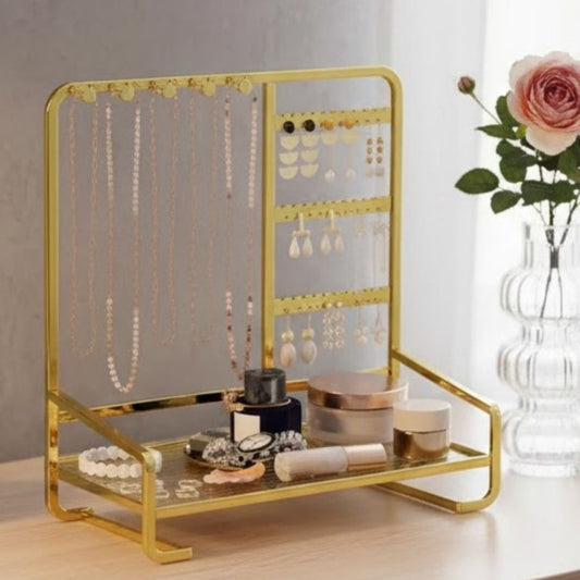 Metal Jewellery Stand Organizer Necklace & Earring Storage Stand