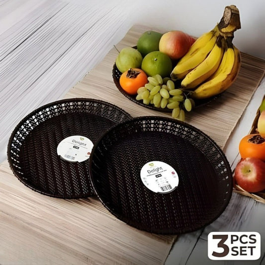 Delight Multipurpose Basket Tray Pack of 3