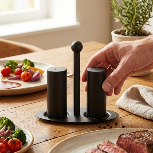 Iron Salt, Pepper & Toothpick Holder Kitchen Dining Organizer - Homazing