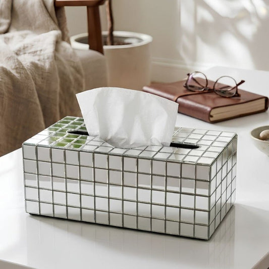 Modern Tissue Box Elegant Home & Office Tissue Holder - Homazing